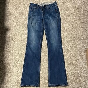 Ariat Women's Dark Blue High Rise Bootcut Jeans